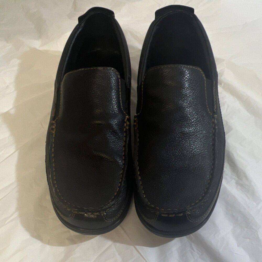 Cole Haan Black Leather Loafers Men’s 8.5M Slip On Comfort Dress Casual Shoes
